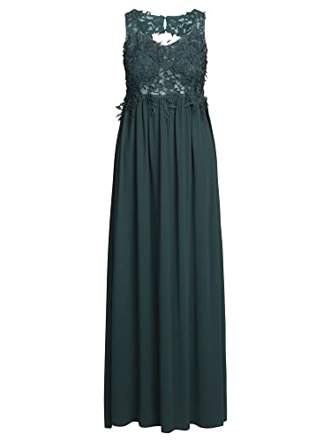 APART Fashion Damen Langes Kleid, Smaragdgrün, 36 EU APART Fashion Damen Langes Kleid, Smaragdgrün, 36 EU von APART Fashion