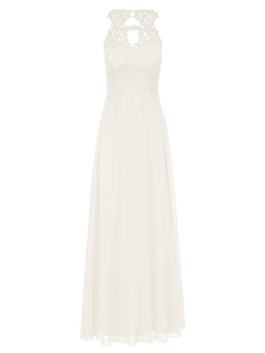 APART Abendkleid aus Einer Plastischen Spitze und Chiffon, Creme, 46 von APART Fashion