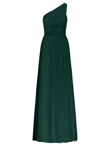 APART Abendkleid mit Plissee- Drapierung vorne und Smoke- Einsatz hinten, Emerald, 42 von APART Fashion