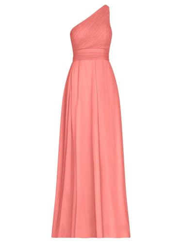 APART Abendkleid mit Plissee- Drapierung vorne und Smoke- Einsatz hinten, Koralle, 44 APART Abendkleid mit Plissee- Drapierung vorne und Smoke- Einsatz hinten, Koralle, 44 von APART Fashion