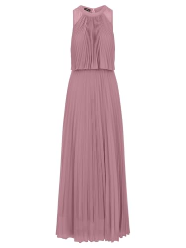 APART Abendkleid mit lose fallendem Sonnenplissee Part bis zur Taille, Mauve, 44 von APART Fashion