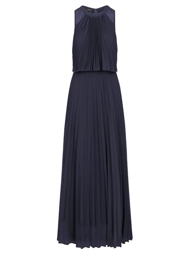 APART Abendkleid mit lose fallendem Sonnenplissee Part bis zur Taille, Nachtblau, 46 von APART Fashion