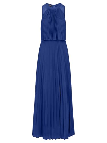 APART Abendkleid mit lose fallendem Sonnenplissee Part bis zur Taille, Royalblau, 36 von APART Fashion
