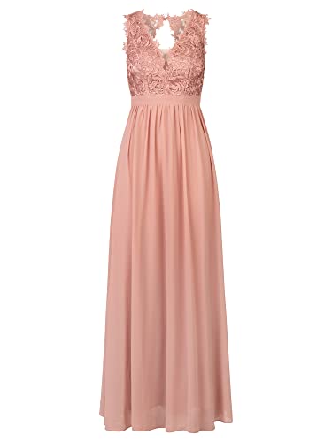 APART Abendkleid mit weich fließendem Chiffon-Rock, Rose, 38 von APART Fashion