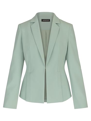 APART Blazer mit langgezogenem Revers und vorne Langen Schlitzen, Mint, 36 von APART Fashion