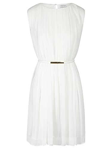 APART Fashion Damen chiffonjurk Cocktailkleid, Creme, 40 EU von APART Fashion