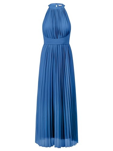 APART Chiffonkleid aus leicht körnigem, plissiertem Chiffon, Royalblau, 40 von APART Fashion