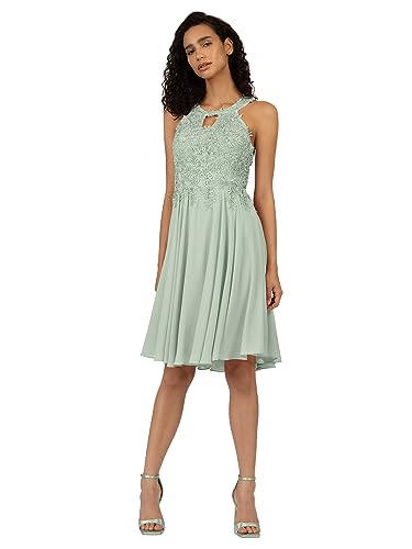 APART Cocktailkleid aus Einer Plastischen Spitze und Chiffon, Mint, 42 von APART Fashion