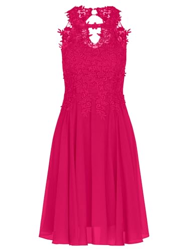 APART Cocktailkleid aus Einer Plastischen Spitze und Chiffon, pink, 38 APART Cocktailkleid aus Einer Plastischen Spitze und Chiffon, pink, 38 von APART Fashion