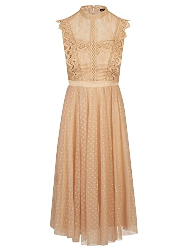 APART Fashion Damen Apart cocktailjurk Van Kant en Tule Special Occasion Dress, Nude, L EU von APART Fashion