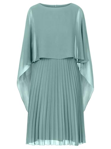 APART Cocktailkleid mit rundem Ausschnitt und schmalem, sichtbaren Halsring, Jade, 44 von APART Fashion