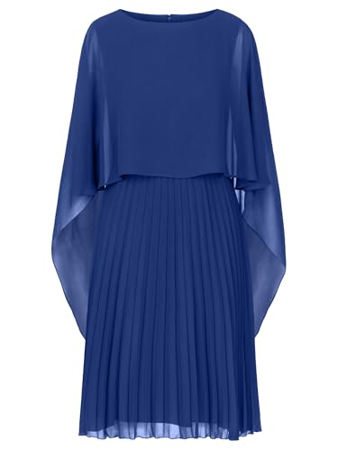 APART Cocktailkleid mit rundem Ausschnitt und schmalem, sichtbaren Halsring, Royalblau, 46 von APART Fashion