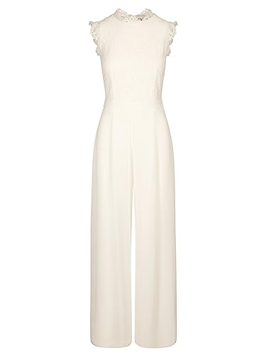 APART Overall mit Spitzenoberteil, Creme, 46 von APART Fashion