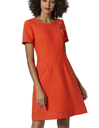 APART Fashion Damen Dress Kleid, per Pack Orange (Orange Orange), 40 (Herstellergröße: 40) von APART Fashion