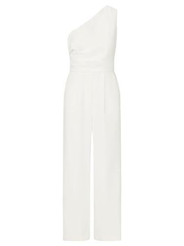 APART One-Shoulder Overall aus Einer leicht strukturierten Ware, Creme, 38 von APART Fashion