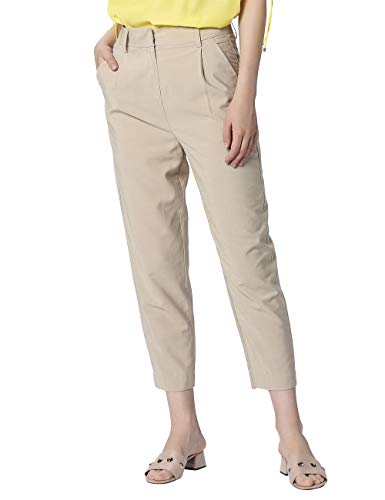 APART Fashion Damen Pants Hose, per Pack Beige (Nude Nude), W(Herstellergröße: 34) von APART Fashion