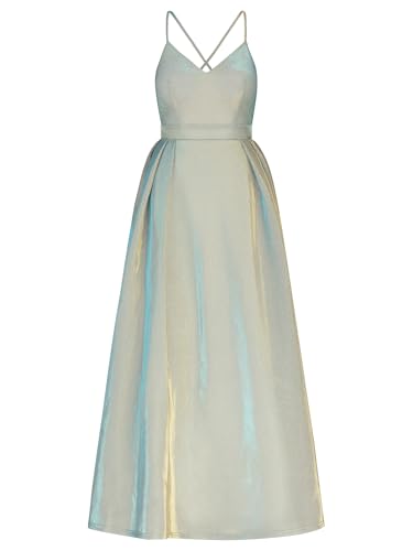 APART Glamourkleid aus Einer metallic Gold-pink schimmernden Jerseyware, Mint-Gold, 42 von APART Fashion