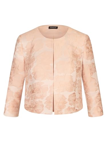 APART Jacquard Bolero aus mattglänzendem Jacquard mit Allover Blumen, Rose, 36 von APART Fashion