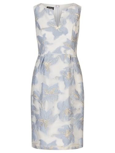 APART Jacquardkleid aus einem strukturierten Organza Jacquard, hellblau-Creme, 46 von APART Fashion