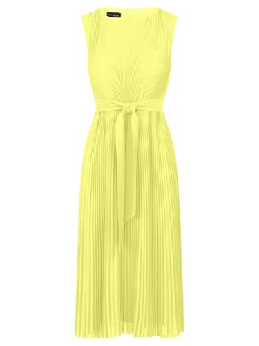 APART Midi-Plisseekleid in Midi Länge mit Allover Plissee Falten, Vanilla, 36 APART Midi-Plisseekleid in Midi Länge mit Allover Plissee Falten, Vanilla, 36 von APART Fashion