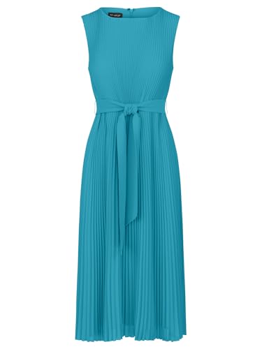 APART Midi-Plisseekleid in Midi Länge mit Allover Plissee Falten, türkis, 44 von APART Fashion