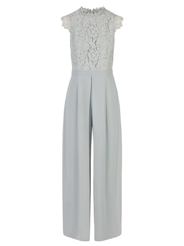 APART Overall mit Spitzenoberteil, Rauchblau, 36 von APART Fashion