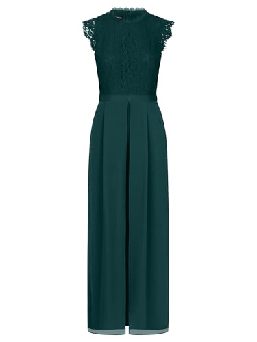 APART Overall mit Spitzenoberteil und aus hochwertigem Material, Emerald, 36 von APART Fashion