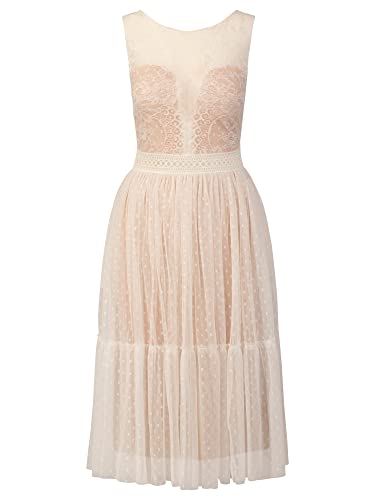 APART Fashion Damen Kleid Dress, Cream, 40 EU von APART Fashion