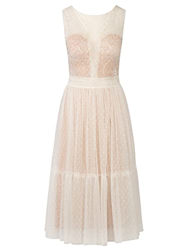 APART Fashion Damen Kleid Dress, Creme, 36 EU von APART Fashion