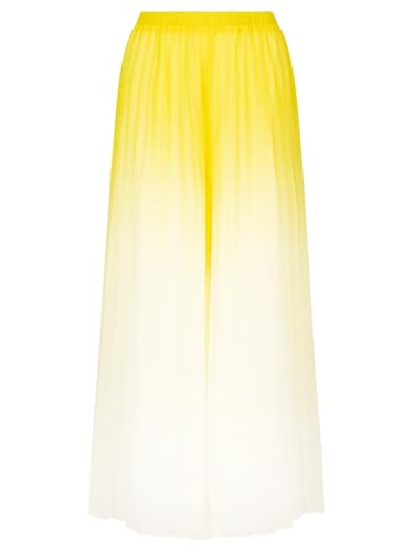 APART Plisseehose im Farbverlauf mit Gummizugbund, vanille-Creme, 38 von APART Fashion