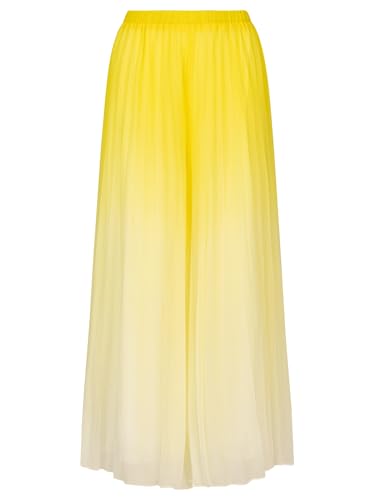 APART Plisseehose im Farbverlauf mit Gummizugbund, vanille-Creme, 42 von APART Fashion