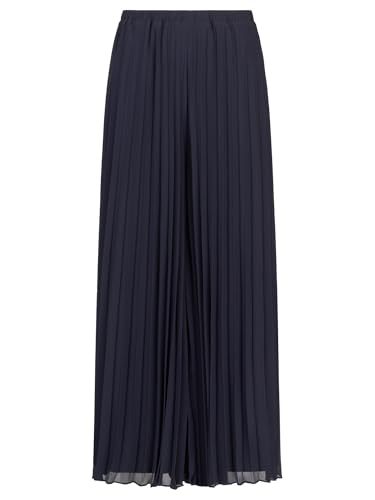 APART Plisseehose mit Gummizugbund, Nachtblau-Multicolor, 42 von APART Fashion