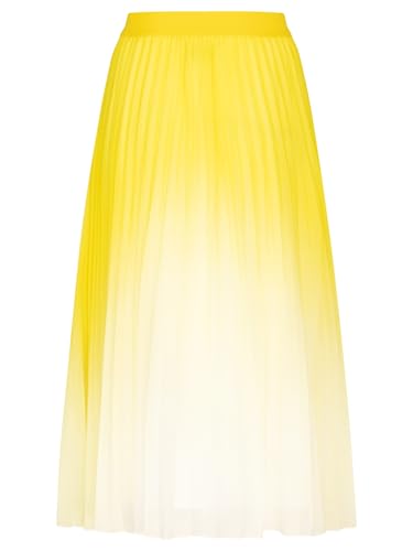 APART Plisseerock mit dip-dye Effekt in Midi Länge, vanille-Creme, 44 von APART Fashion