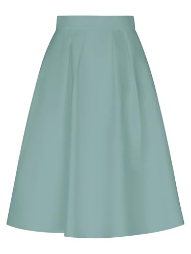 APART Satinrock aus mattschimmerndem Satin, Jade, 40 von APART Fashion