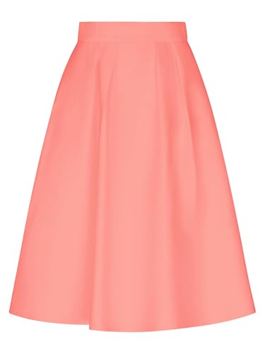 APART Satinrock aus mattschimmerndem Satin, Koralle, 38 von APART Fashion