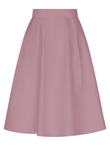 APART Satinrock aus mattschimmerndem Satin, Mauve, 38 von APART Fashion