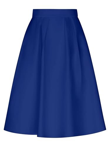 APART Satinrock aus mattschimmerndem Satin, Royalblau, 36 von APART Fashion