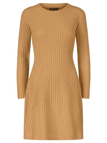 APART Strickkleid mit ausgestelltem Rockpart, Cognac, 34 von APART Fashion