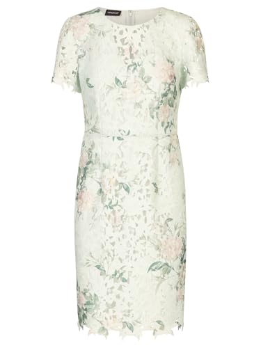 APART bedrucktes Spitzenkleid aus Spitze Allover Bedruckt, Jade-Multicolor, 44 von APART Fashion