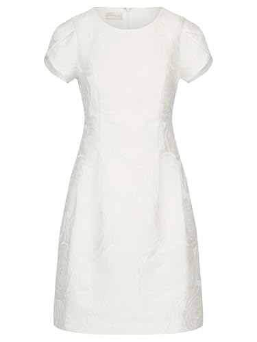 APART kurzes Jacquardkleid aus mattschimmerndem, plastischen Jacquard, Creme, 38 von APART Fashion