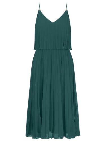 APART kurzes Plisseekleid in 2in1 Optik, Emerald, 36 von APART Fashion