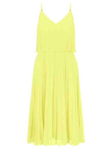 APART kurzes Plisseekleid in 2in1 Optik, Vanilla, 38 von APART Fashion