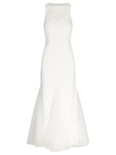 APART langes Paillettenkleid mit Allover Paillenstickerei, Creme, 46 von APART Fashion