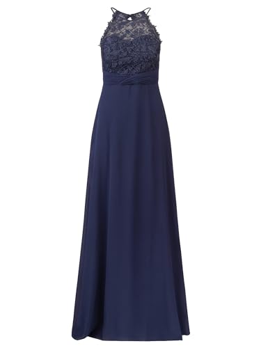 Apart Abendkleid aus hochwertigem Polyester Material mit U-Boot, Navy, 40 von APART Fashion