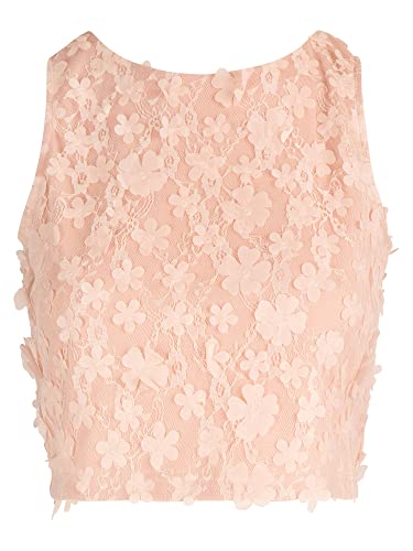 ApartFashion Damen Mesh-top Mesh Top, Rose, 36 EU von APART Fashion