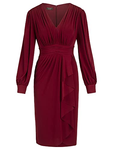 ApartFashion Damen Jerseykleid Kleid, Bordeaux, 36 EU von APART Fashion