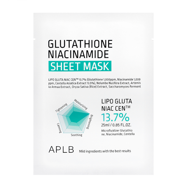 APLB - Glutathione Niacinamide Sheet Mask - 25ml von APLB