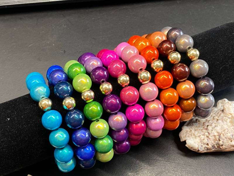 1st. Armband 14mm Gr.m-L Gold Miracle Beads Magic Perlen 3D Illumination #a464 1st. Armband 14mm Gr.m-L Gold Miracle Beads Magic Perlen 3D Illumination #a464 von APBeautyshots