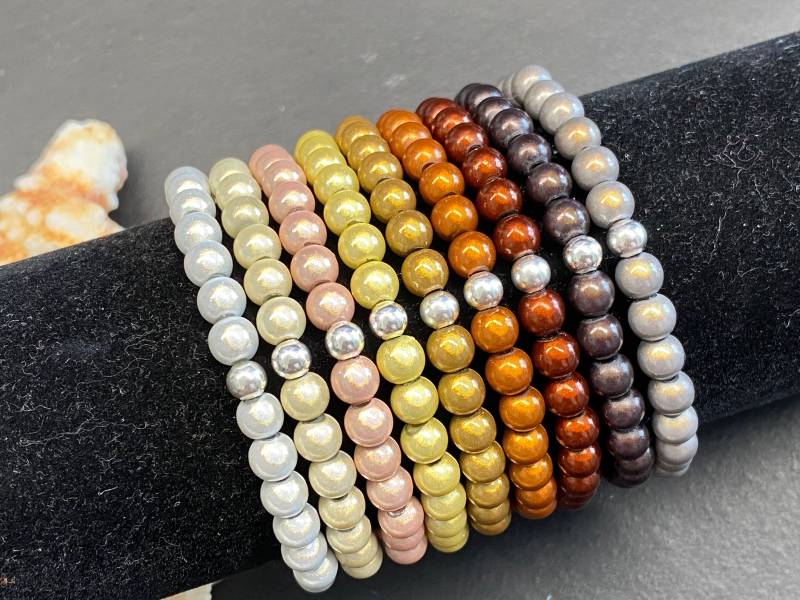 1st. Armband 6mm Gr.s Silber Miracle Beads Magic Perlen 3D Illumination #a478 von APBeautyshots