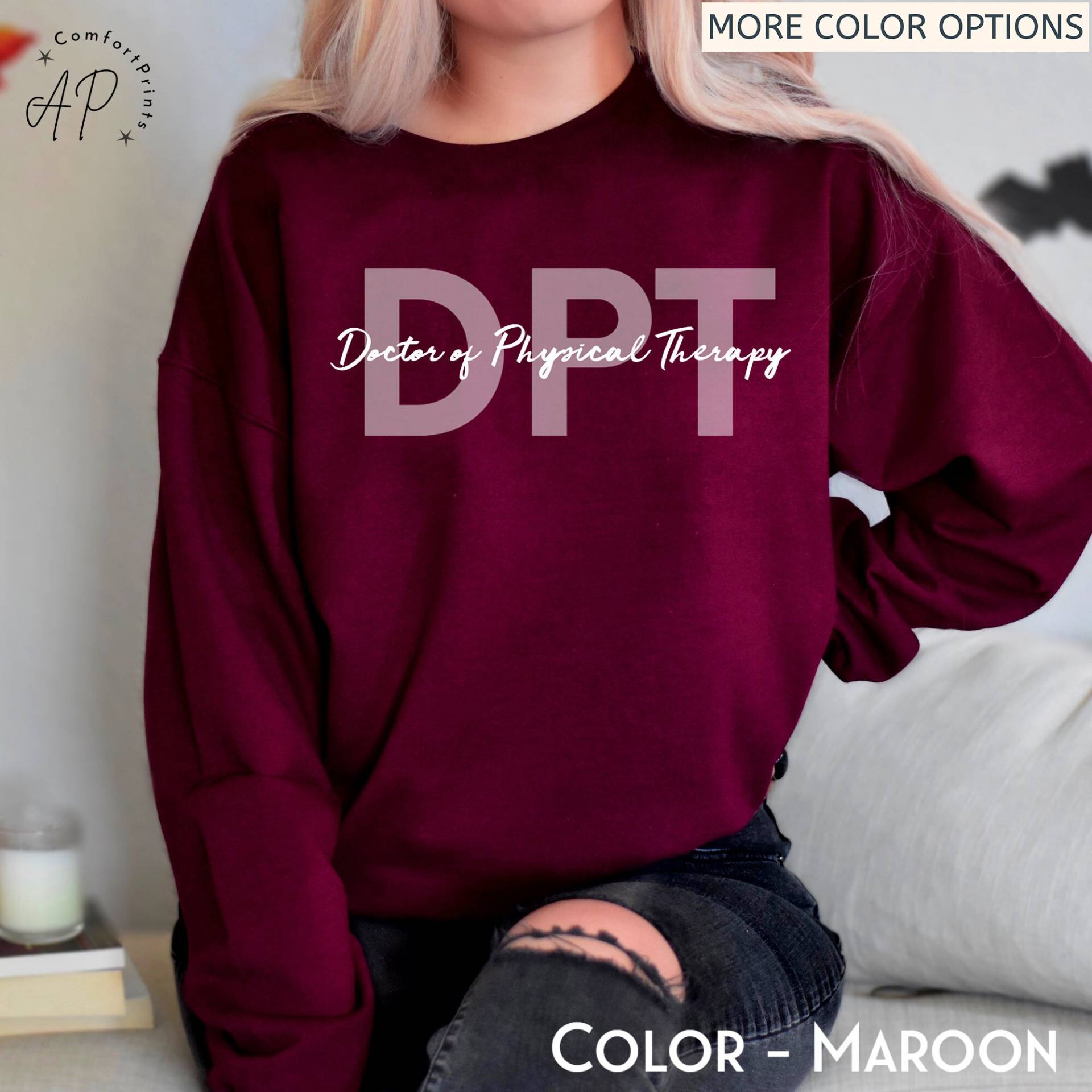 Doktor Der Physiotherapie Sweatshirt, Dpt Graduate Sweater, T-Shirt, T-Shirt von APComfortPrints